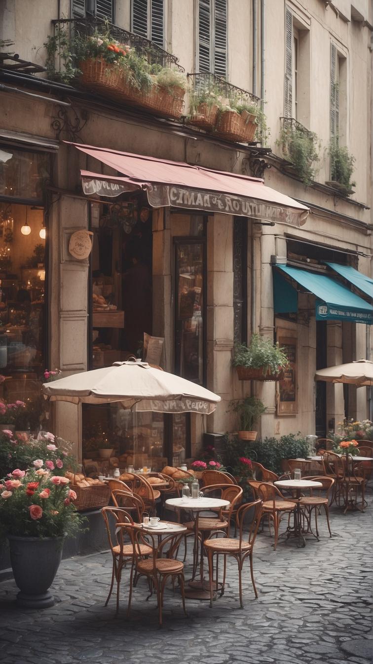 A Parisian cafe