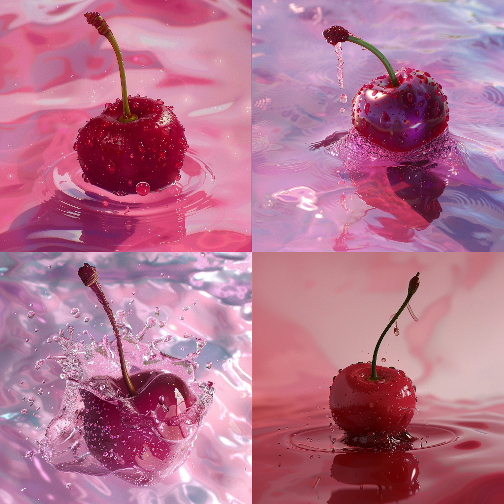 Cherry Water Anime Aesthetic in Ultra HD