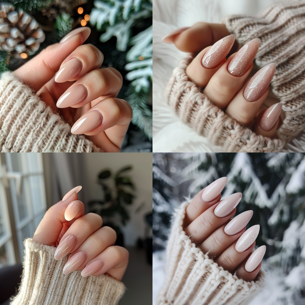 Winter Beige-Pink Manicure Perfection