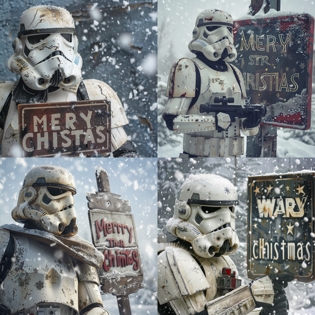Star Wars Stormtrooper Christmas Card