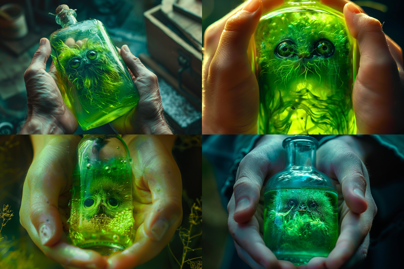 Cinematic Creature in a Bottle