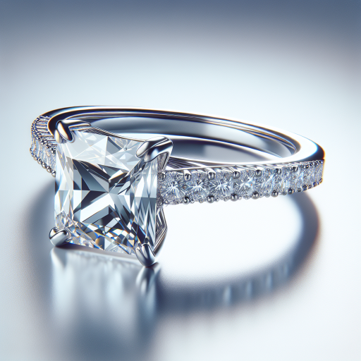 Luxurious Minimalist Engagement Ring