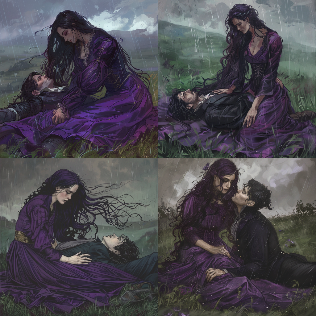 Sorrow in the Rain: A Comforting Embrace
