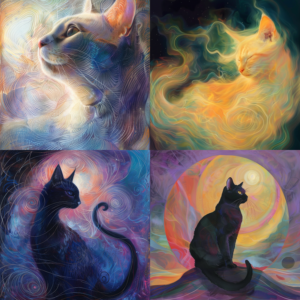 Ethereal Feline Artistry