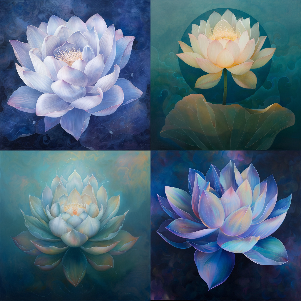 Ethereal Lotus by Agnes Lawrence Pelton