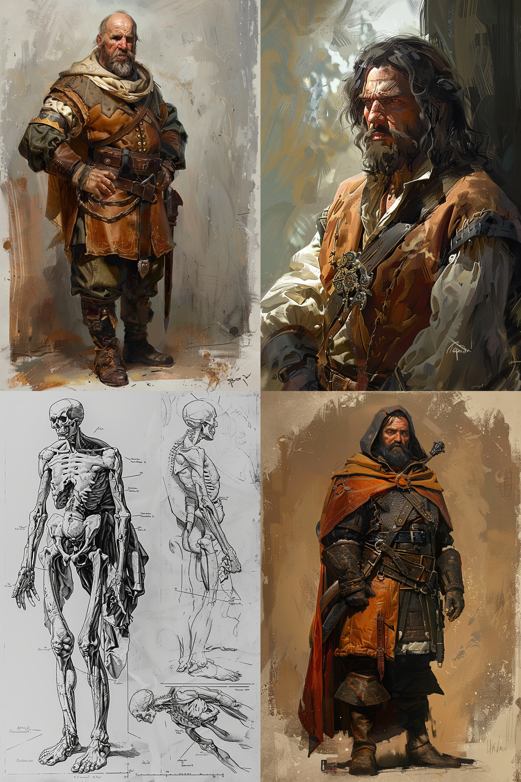 Albrecht Dürer-inspired Character Concept Design