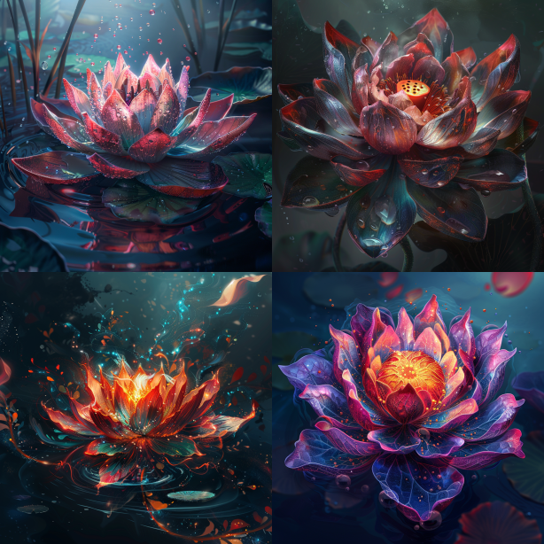Surreal Lotus: Aleksi Briclot Inspired