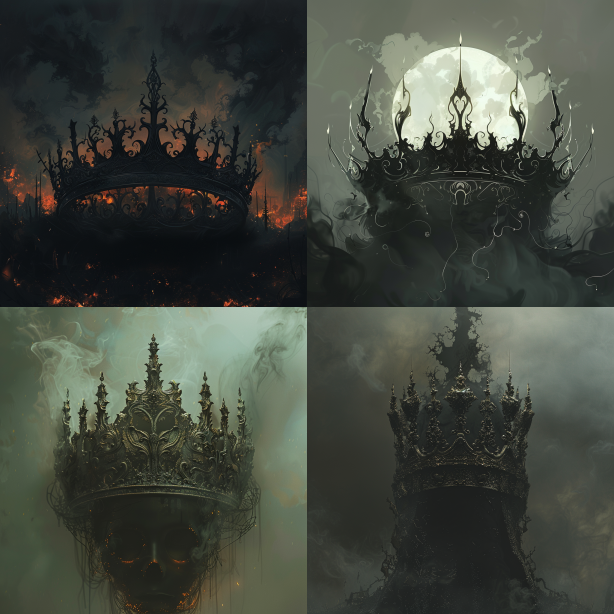 Dark Majesty: A Crown Inspired by Alessandro Gottardo