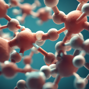 A close-up shot of atp molecules 