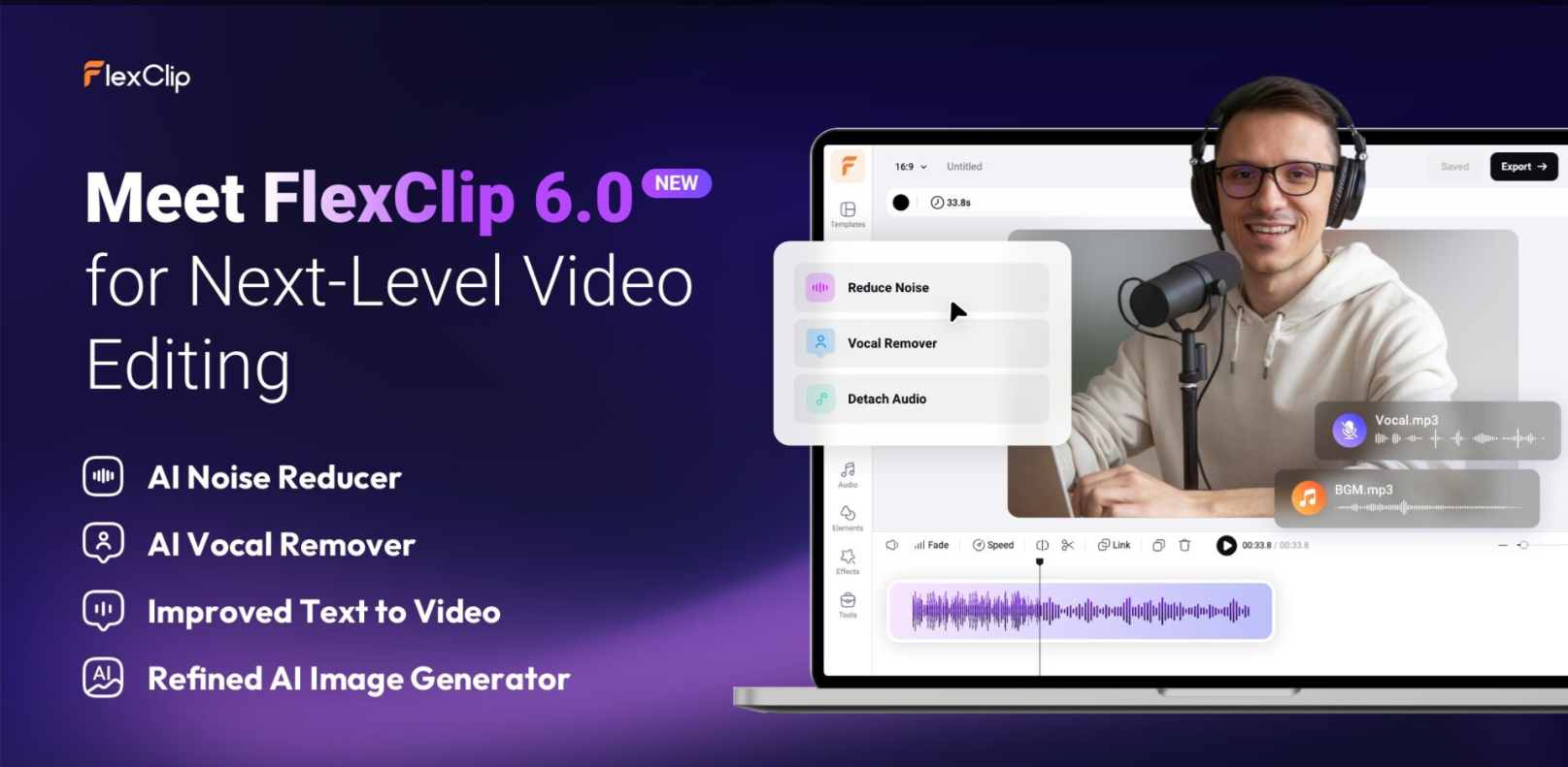 FlexClip 6.0: Revolutionizing Video Editing with Advanced AI and Audio Tools