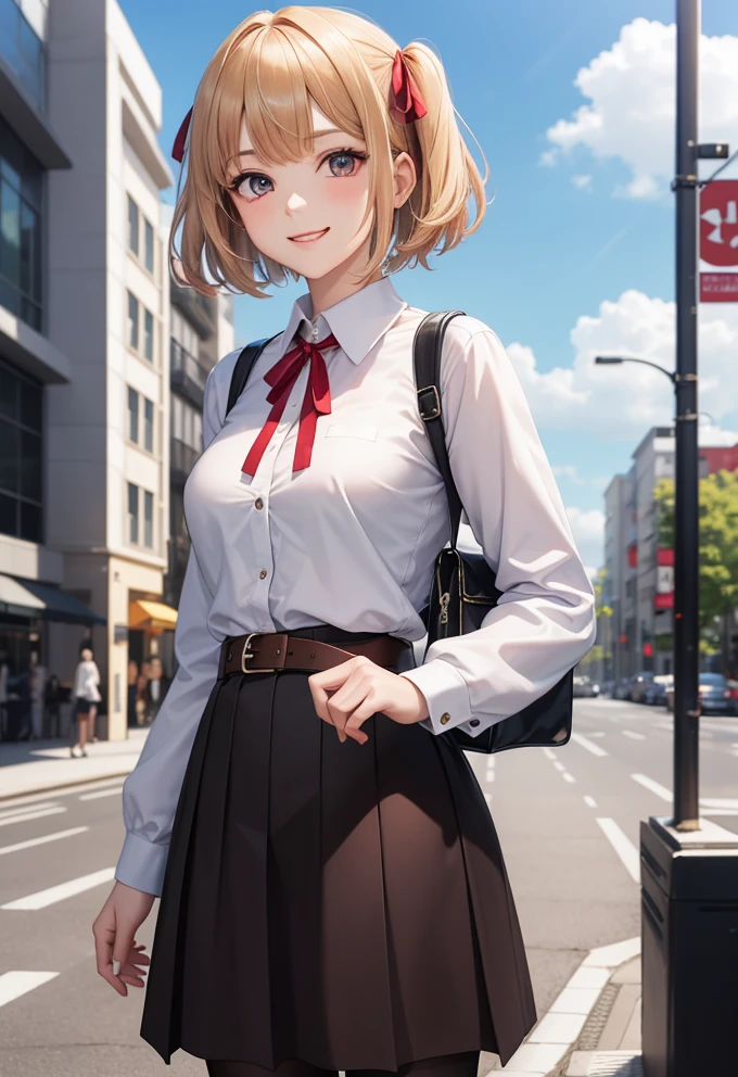 Chisatoniki: An Anime Girl in Urban Elegance