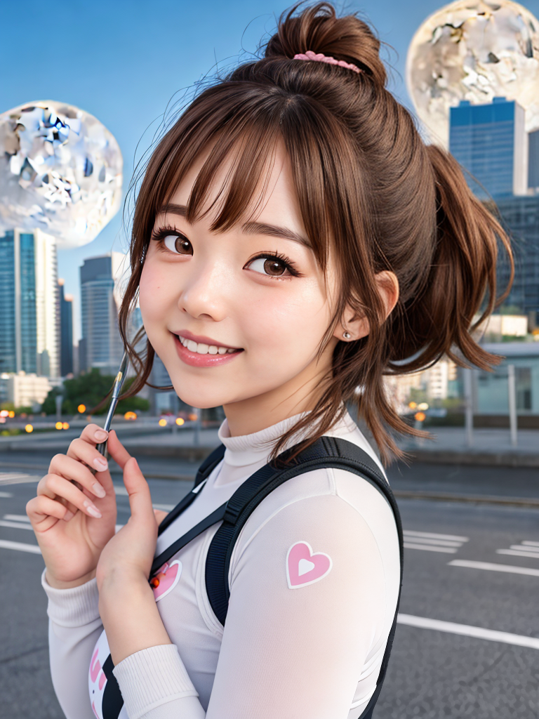 Playful Moon Film: Ochako Uraraka in the City