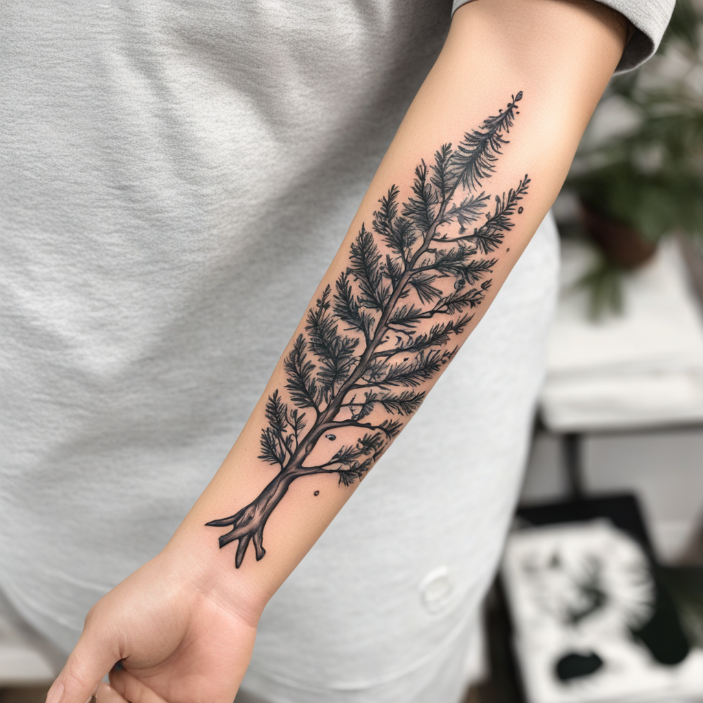 Whispers of Nature: A Tattooed Journey