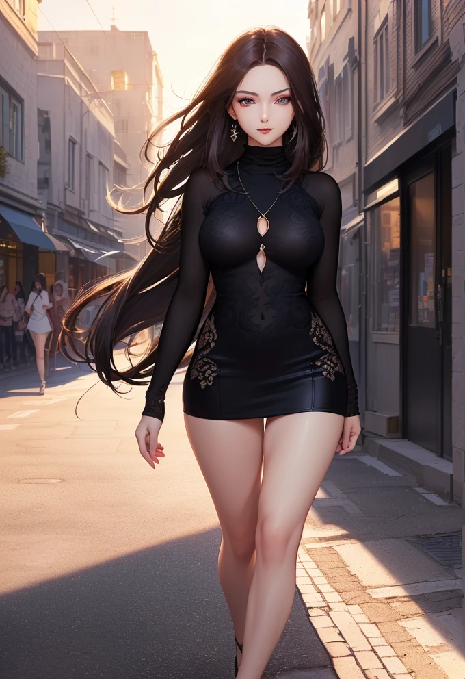 Urban Elegance: The Art of Captivating Anime Women