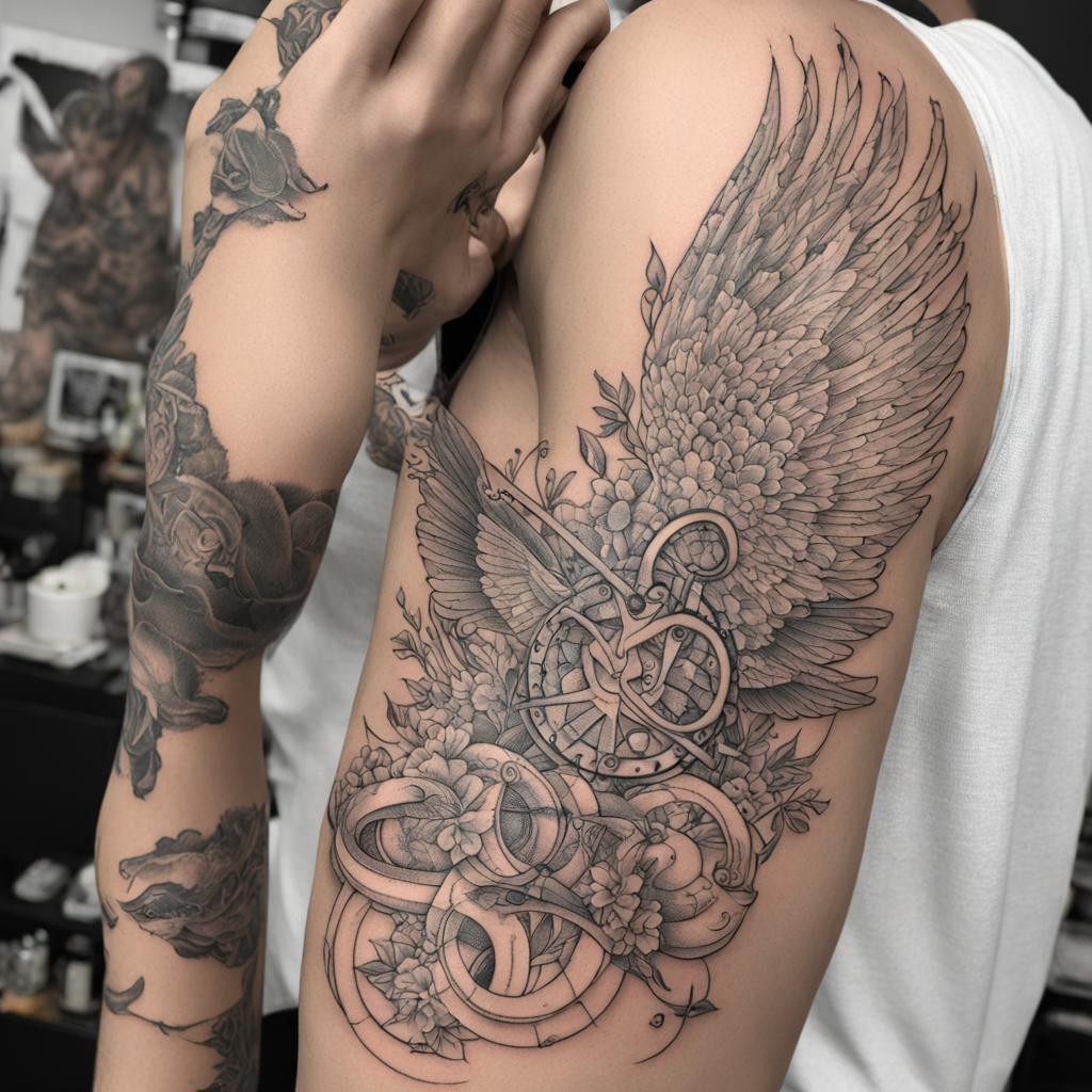 Serpent Wings: A Libra's Tattoo Journey