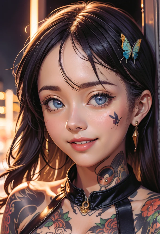 Enigmatic Mage: A Hyper-Realistic Anime Portrait