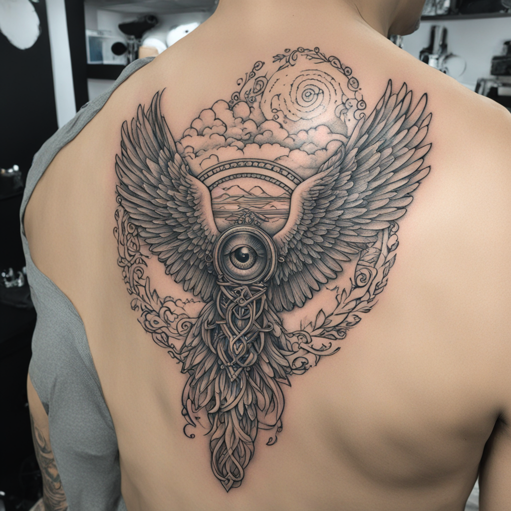 Clouds, Eyes, and Angels: A Biker's Ink Journey