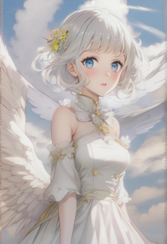 Ethereal Angel: A Dreamy Anime Girl