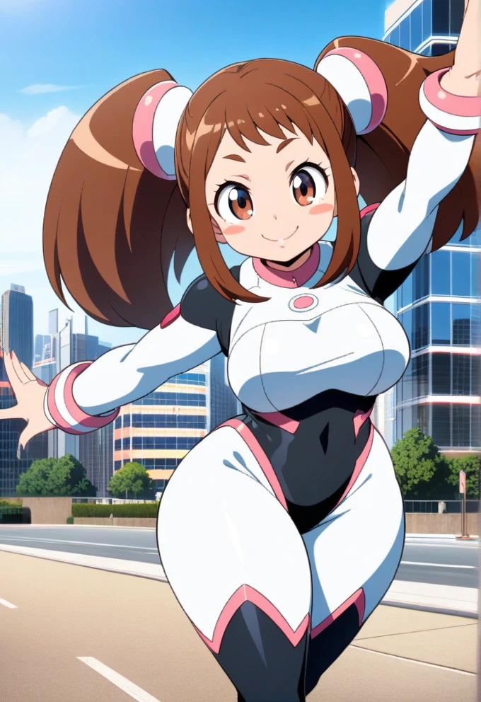 Cheerful Anime Heroine: Ochako Uraraka Inspired