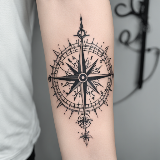 Guided Ink: A Compass and Arrow Tattoo Journey