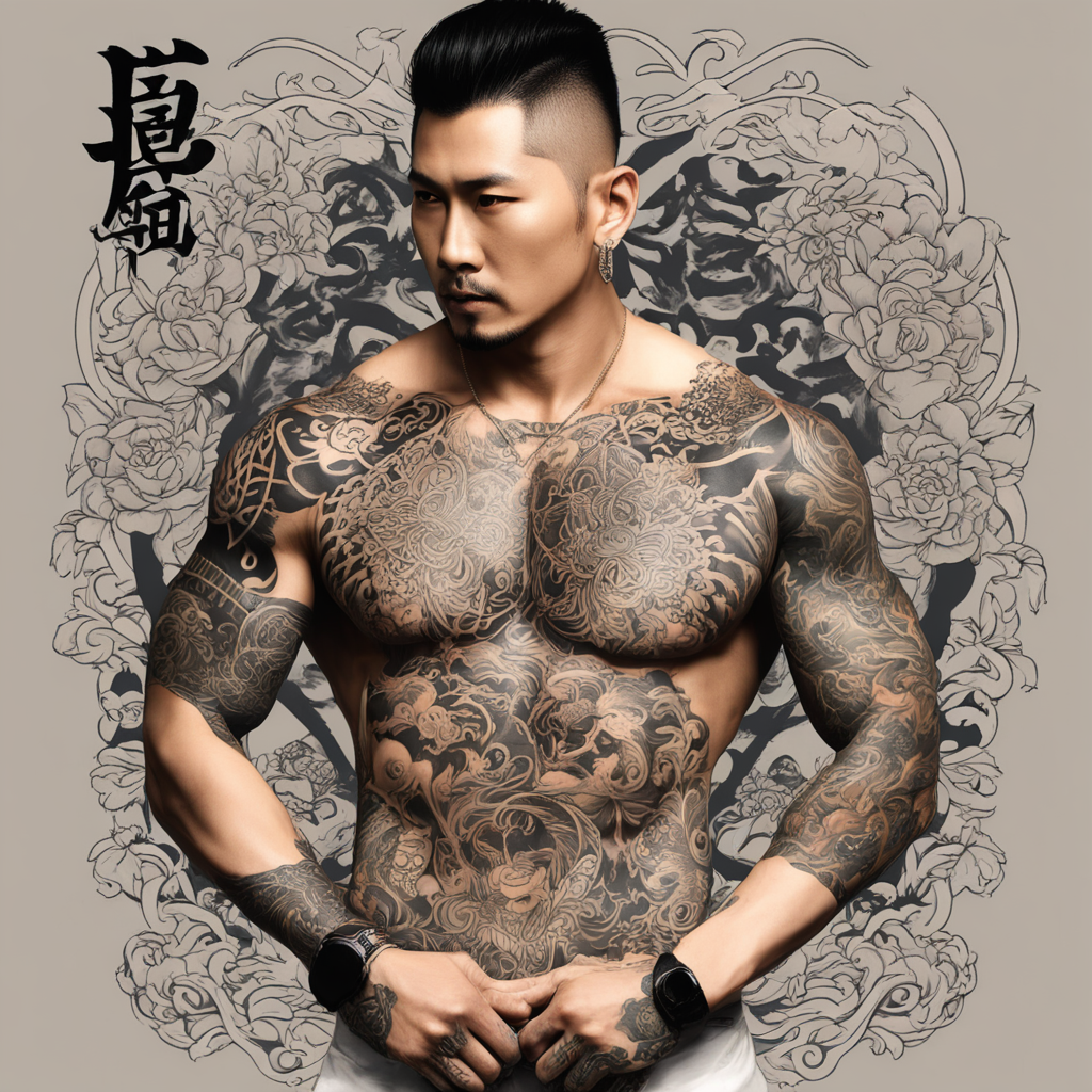 Lonely Radiance: Yakuza Ink and Spirits Unleashed