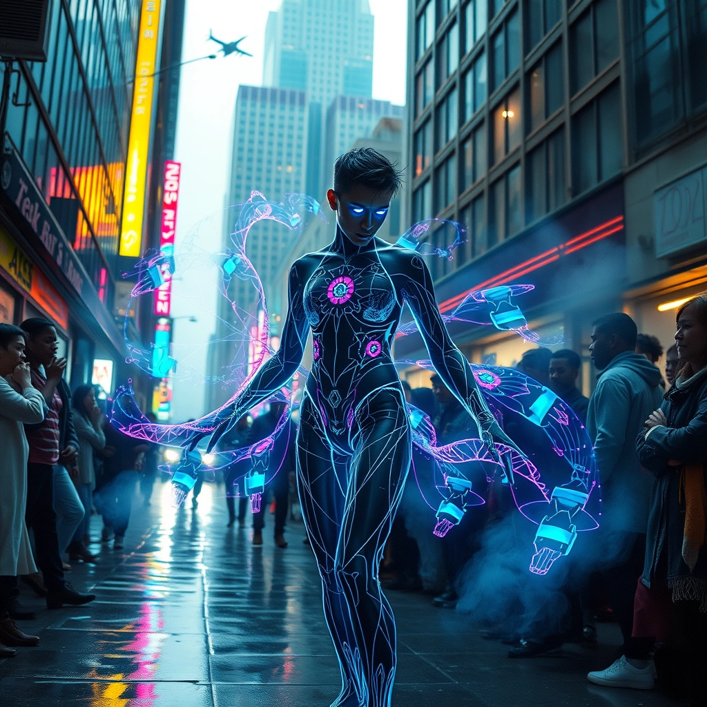 Neon Dreams: A Cybernetic Spectacle