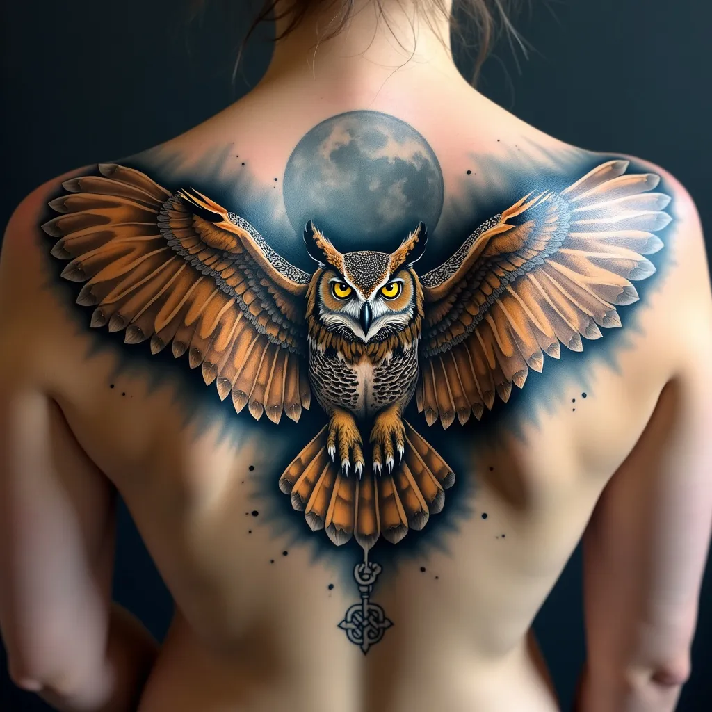 Majestic Owl: Flight of Wisdom