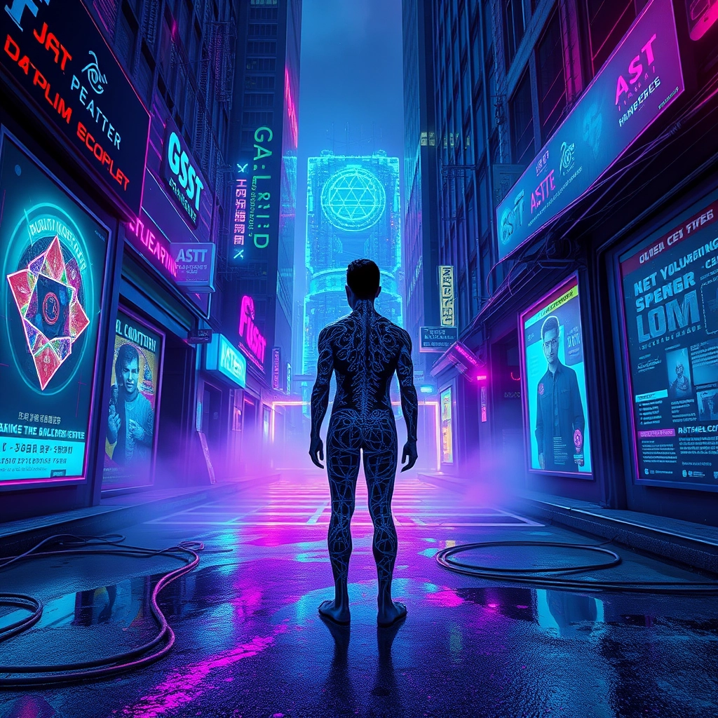 Neon Dreams: Techno-Shaman's Realm