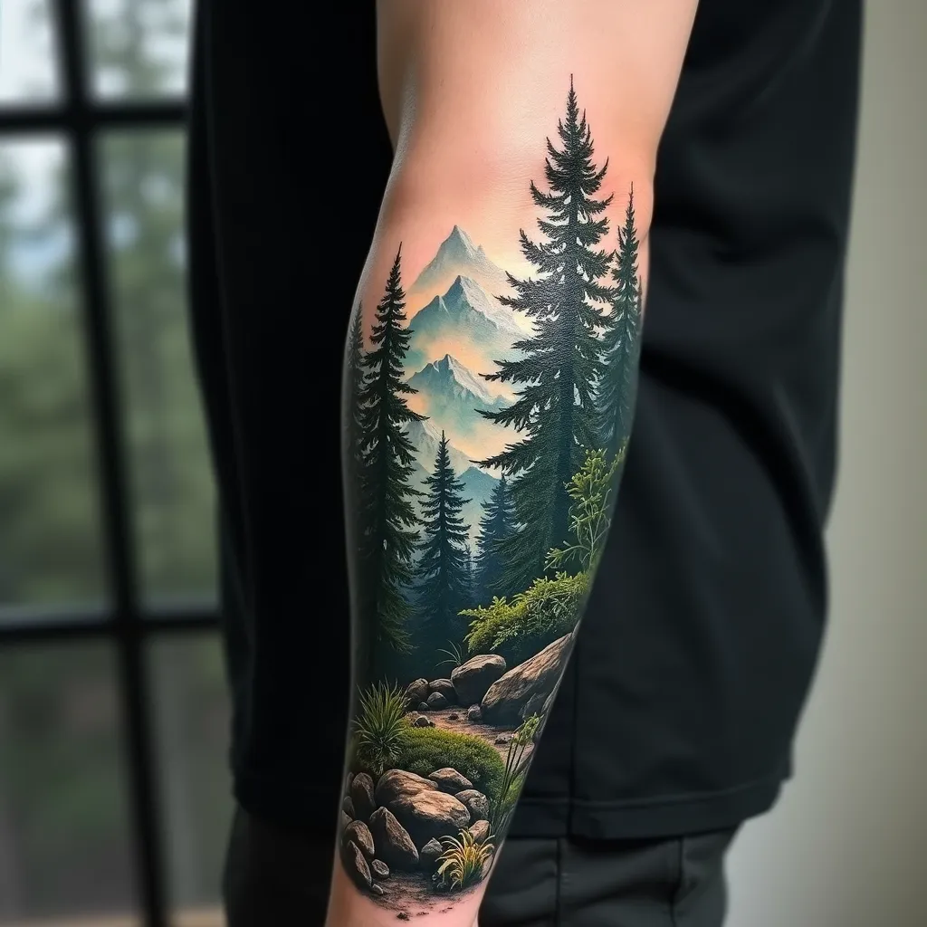 Enchanted Forest Tattoo Wrap