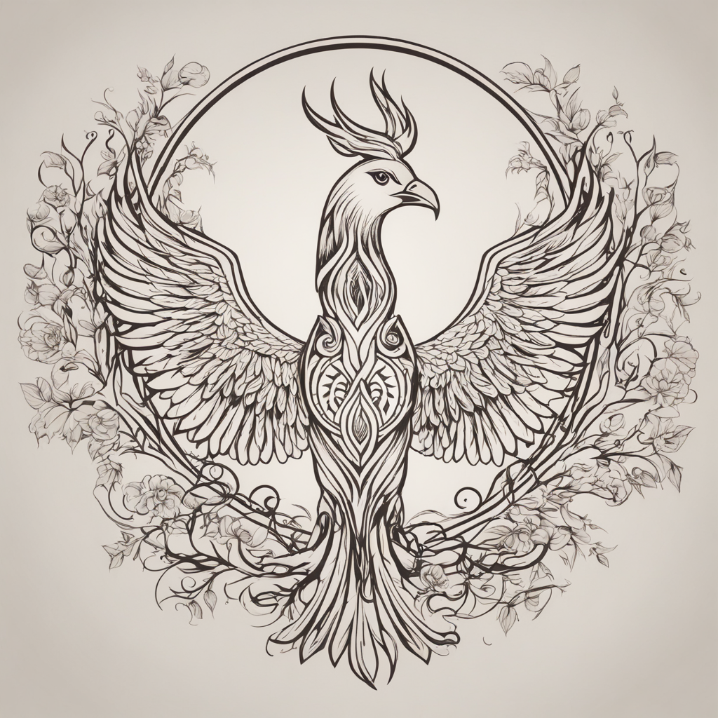 Phoenix Roots: A Tattoo of Family Connection