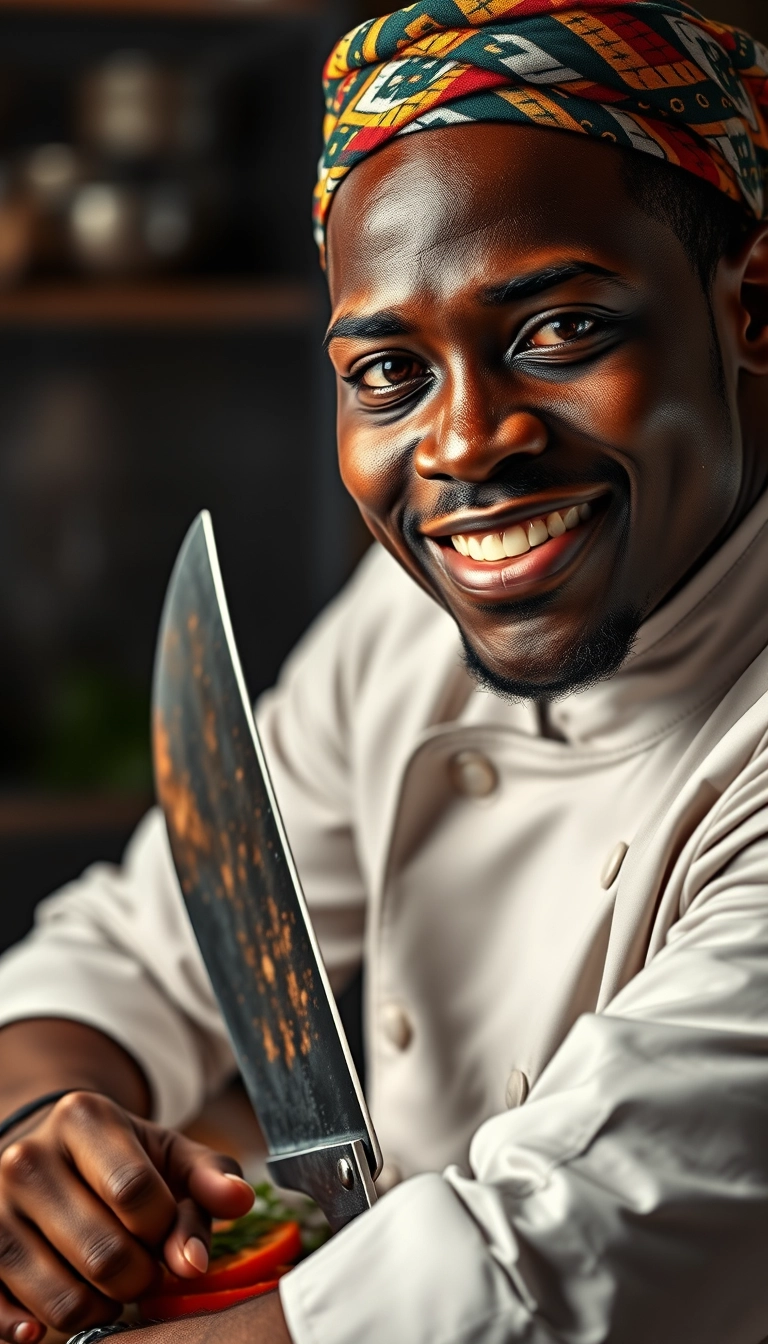 Culinary Maestro: A Portrait in Pride