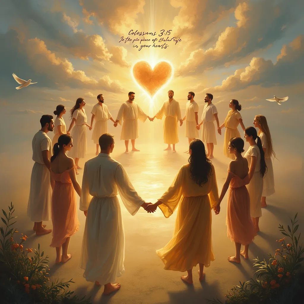 Ethereal Unity: Christ's Peace