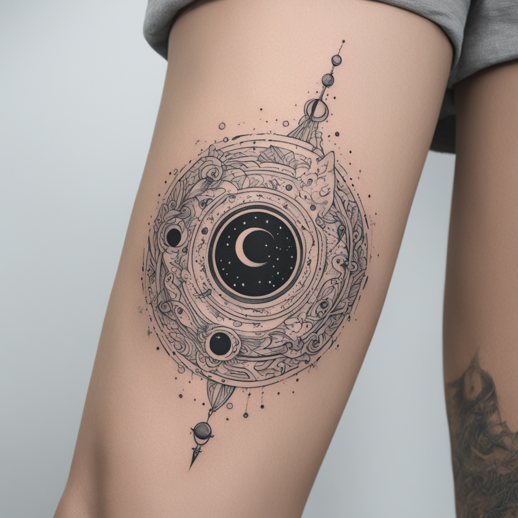 Cosmic Ink: The Black Hole Tattoo Experience