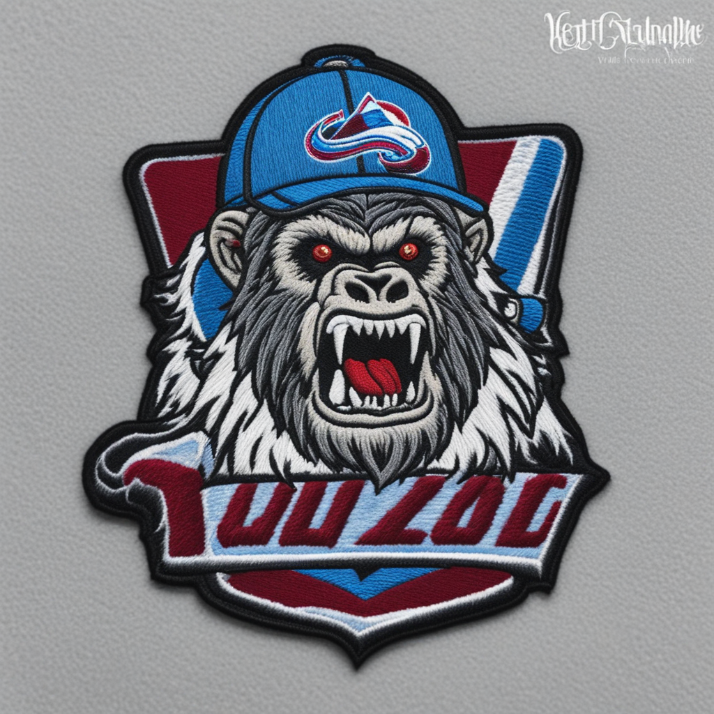 Yeti Foot: Colorado Avalanche Patch Tattoo Design