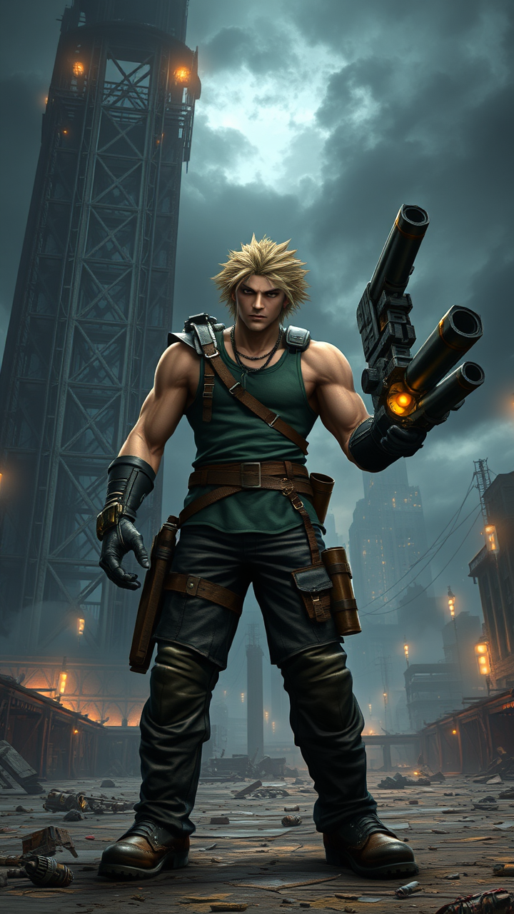 Genre: RPGGame: Final Fantasy VIICharacter: Barret Wallace