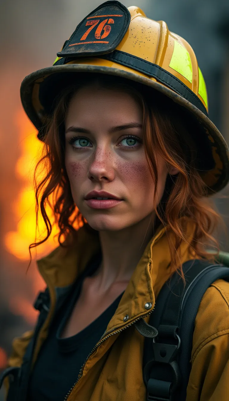 Fierce Resolve: Firefighter's Grit