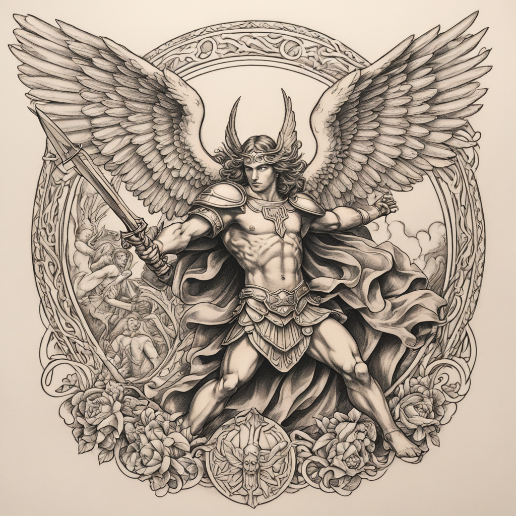 Divine Victory: Archangel Michael's Triumph