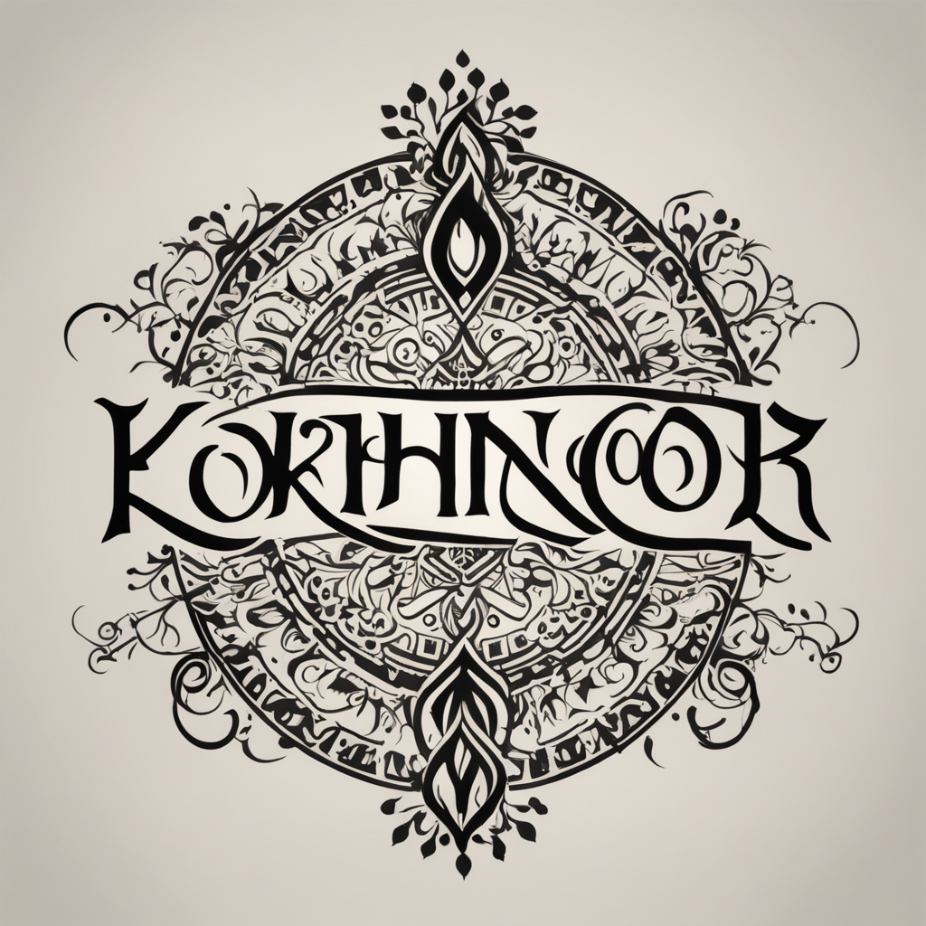 Kohinoor: Bold Elegance in Indian Calligraphy