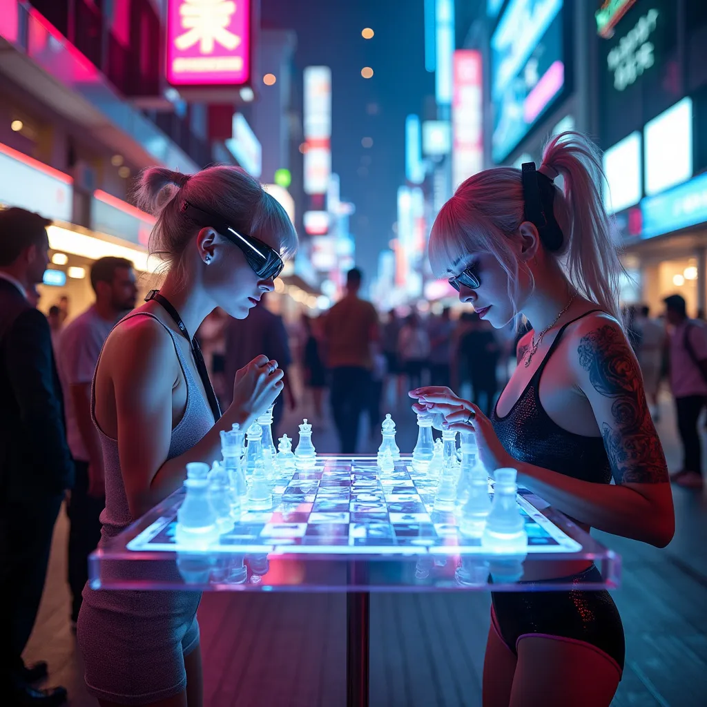 Kết Nối Neon: Cuộc Đấu Hologram