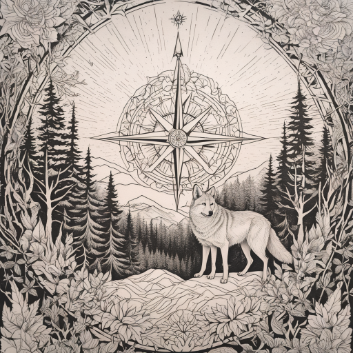 Celestial Compass: A Journey of Strength and Rebirth