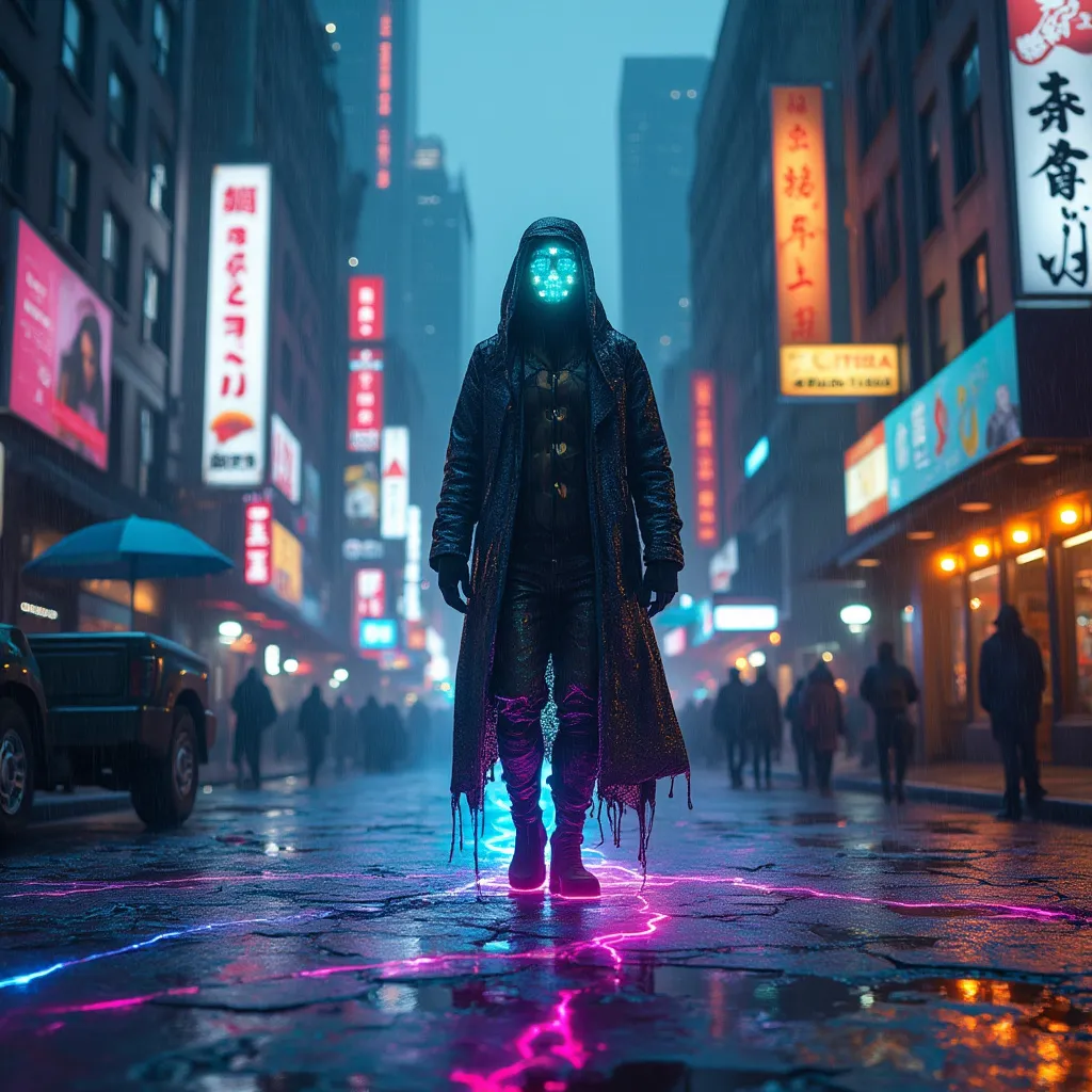 Neon Oracle: Heartbeat of the City