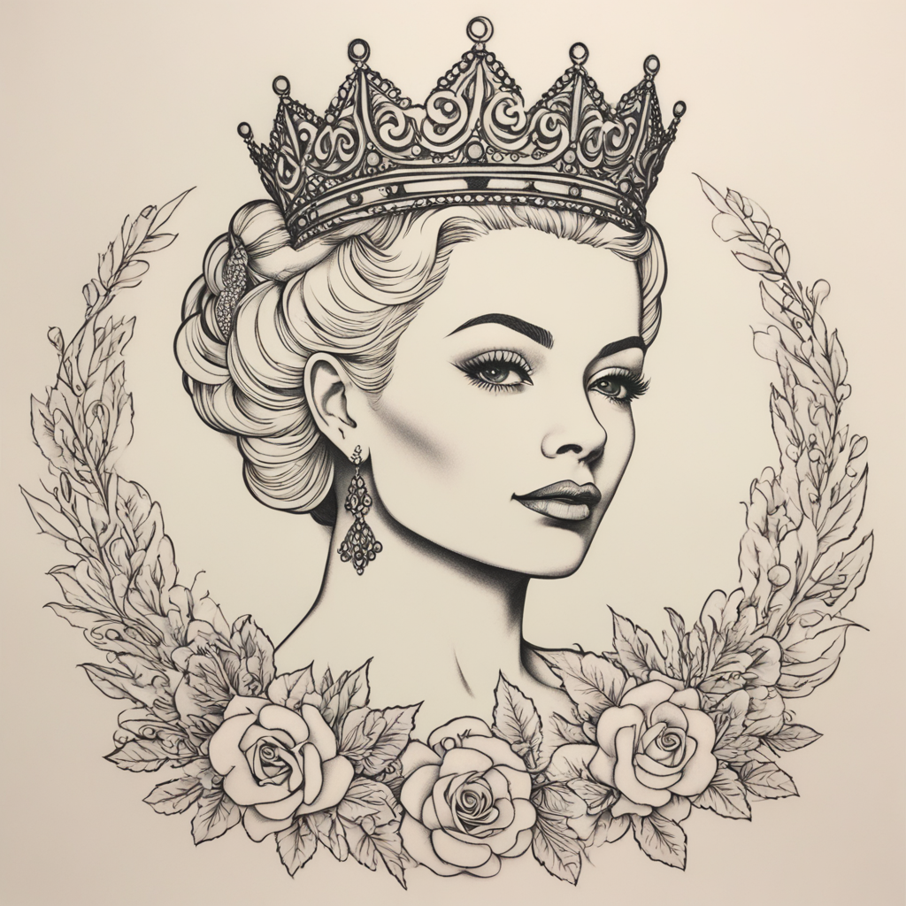 Regal Ink: A Queen's Fineline Tribute