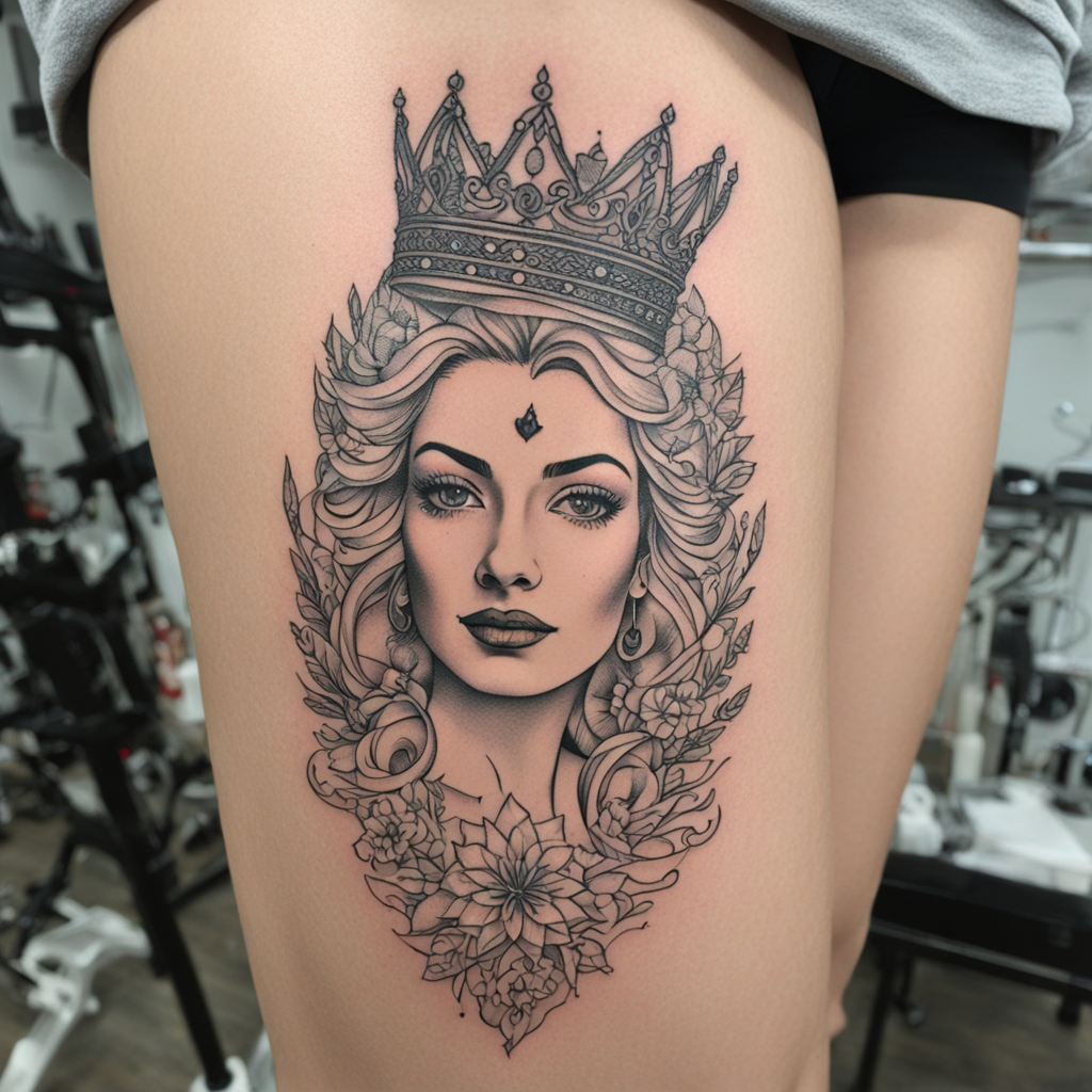 Regal Ink: A Fineline Tribute to the Queen