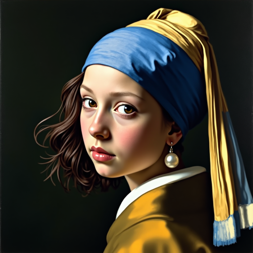 The Girl with a Pearl Earring (by Johannes Vermeer)