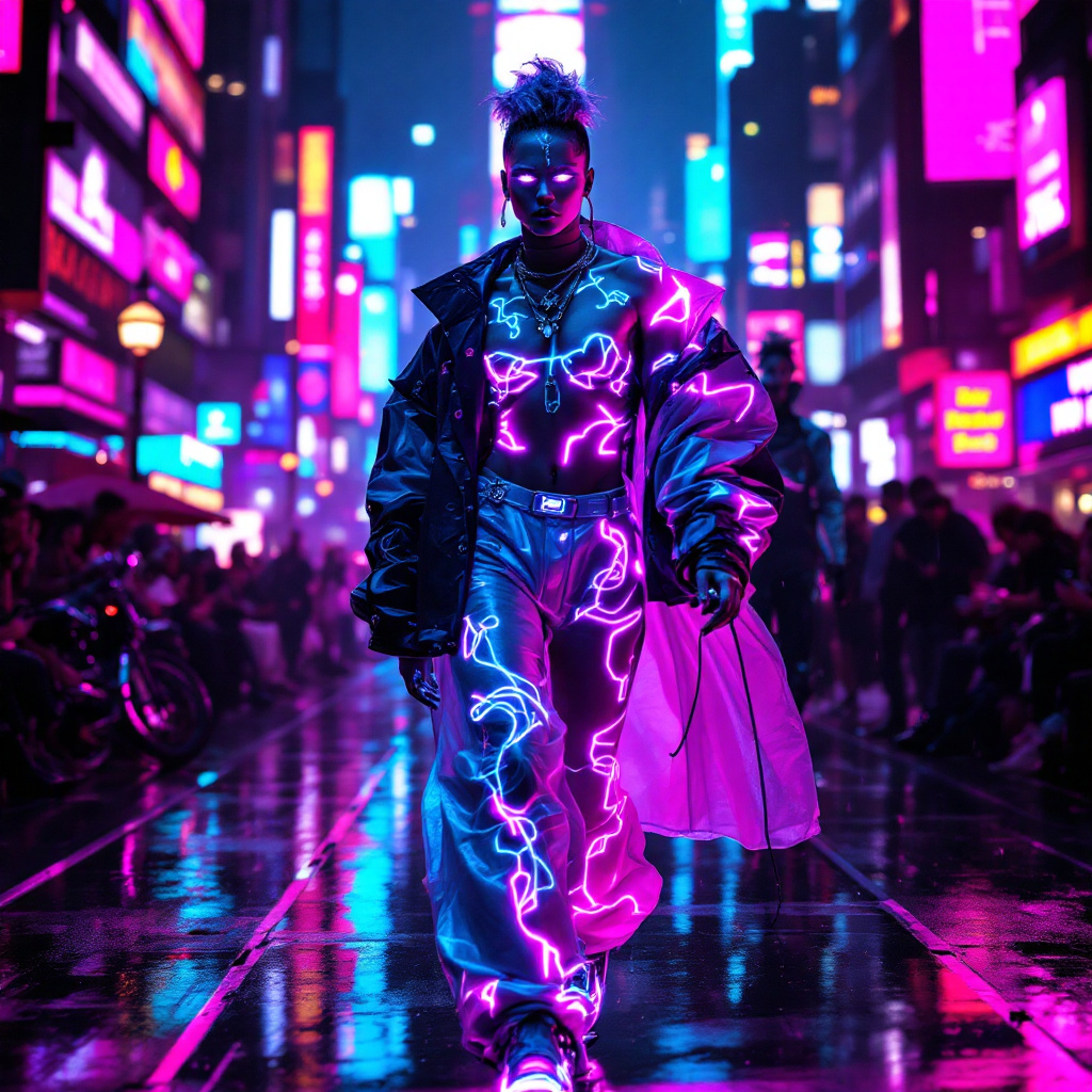 Neon Dreams: Fashion Reimagined