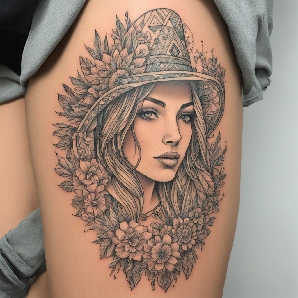 Boho Ink: Fineline Tattoos with a Western Twist