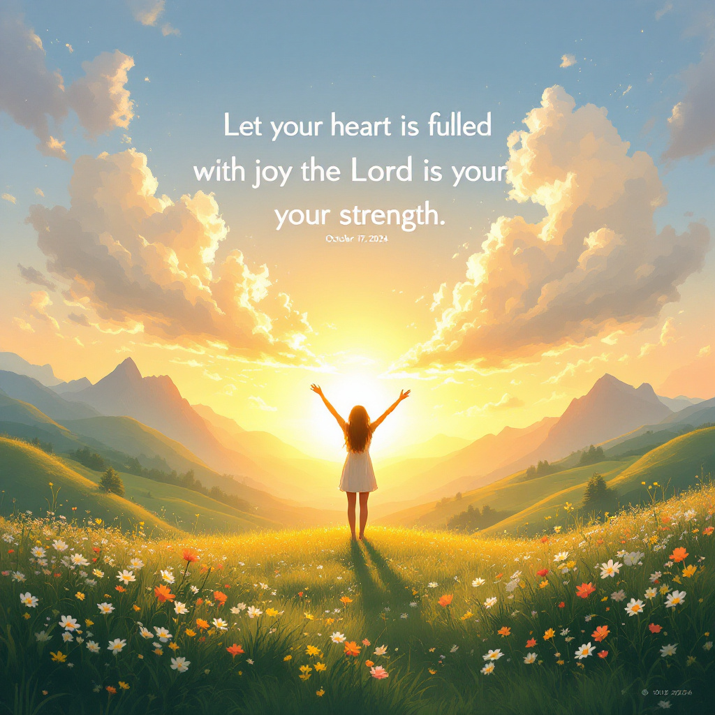 Joyful Dawn: Strength in Light