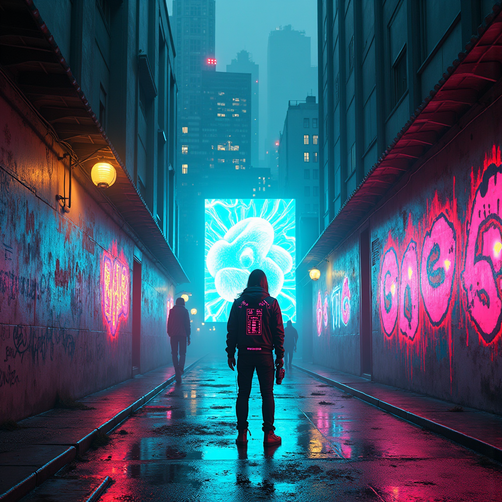 Neon Dreams: Art in Rebellion