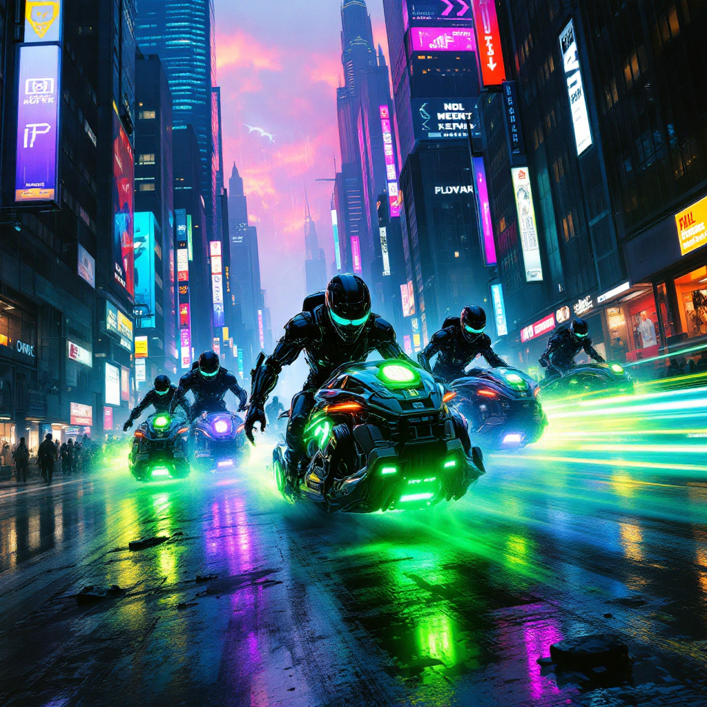 Neon Rush: Cyborgs Unleashed