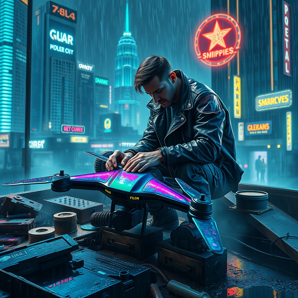 Neon Dreams: Rebel Mechanic's Craft